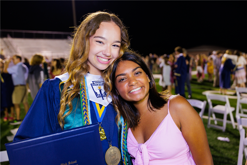 Students celebrate graduating